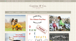 Desktop Screenshot of canineandco.co.uk